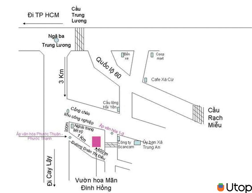 2. Di chuyển đến vườn hoa Mãn Đình Hồng bằng cách nào?